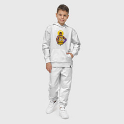 Костюм хлопковый детский Kobe Bryant angel, цвет: белый — фото 2