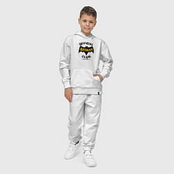 Костюм хлопковый детский Официальный клуб Бэтмена, цвет: белый — фото 2