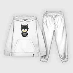 Костюм хлопковый детский Batman baby, цвет: белый