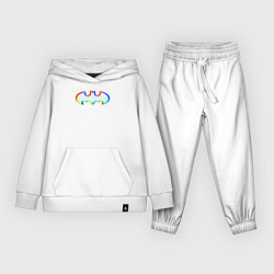 Костюм хлопковый детский Batman lights, цвет: белый