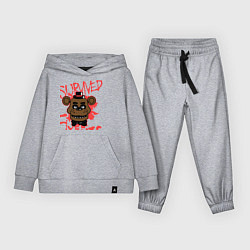 Костюм хлопковый детский I Survived Five Night, цвет: меланж