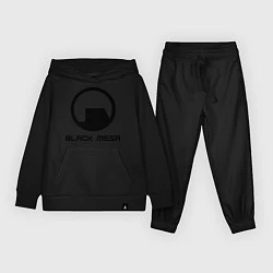 Костюм хлопковый детский Black Mesa: Logo, цвет: черный