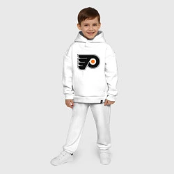 Детский костюм оверсайз Philadelphia Flyers, цвет: белый — фото 2