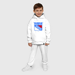 Детский костюм оверсайз New York Rangers, цвет: белый — фото 2