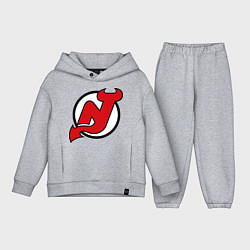 Детский костюм оверсайз New Jersey Devils, цвет: меланж