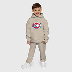 Детский костюм оверсайз Montreal Canadiens, цвет: миндальный — фото 2