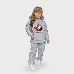 Детский костюм оверсайз Canada, цвет: меланж — фото 2