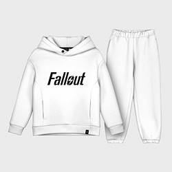 Детский костюм оверсайз Fallout, цвет: белый