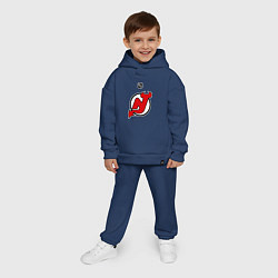 Детский костюм оверсайз New Jersey Devils: Kovalchuk 17, цвет: тёмно-синий — фото 2