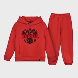 Детский костюм оверсайз Russia Coat, цвет: красный