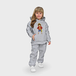 Детский костюм оверсайз Ван-Пис, цвет: меланж — фото 2