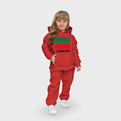 Детский костюм оверсайз Флаг Татарстана, цвет: красный — фото 2