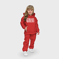 Детский костюм оверсайз STALKER, цвет: красный — фото 2