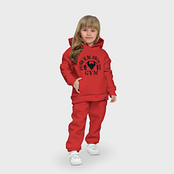 Детский костюм оверсайз Power House Gym, цвет: красный — фото 2