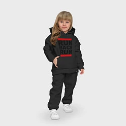 Детский костюм оверсайз Run Вася Run, цвет: черный — фото 2