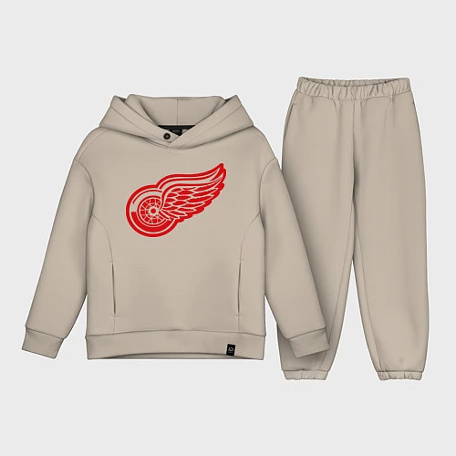 Детский костюм оверсайз Detroit Red Wings: Pavel Datsyuk / Миндальный – фото 1