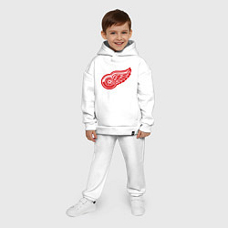Детский костюм оверсайз Detroit Red Wings: Pavel Datsyuk, цвет: белый — фото 2