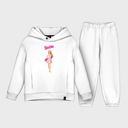Детский костюм оверсайз Барби на прогулке, цвет: белый