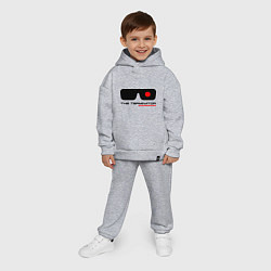 Детский костюм оверсайз The Terminator, цвет: меланж — фото 2