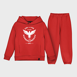 Детский костюм оверсайз The Eagle: Khabib UFC, цвет: красный
