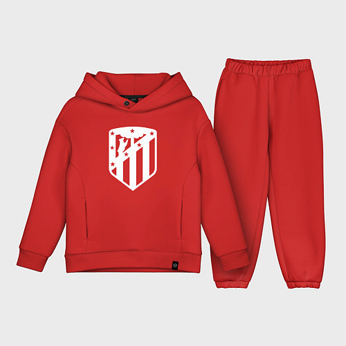 Детский костюм оверсайз FC Atletico Madrid / Красный – фото 1