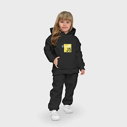Детский костюм оверсайз Vanilla JS, цвет: черный — фото 2