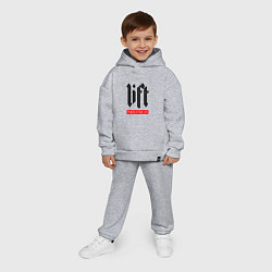 Детский костюм оверсайз Lift - Powerlifting generation, цвет: меланж — фото 2