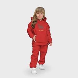 Детский костюм оверсайз GUSSI GG, цвет: красный — фото 2