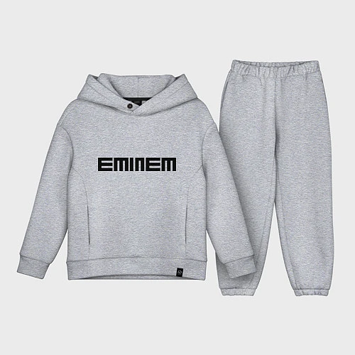 Детский костюм оверсайз Eminem: minimalism / Меланж – фото 1