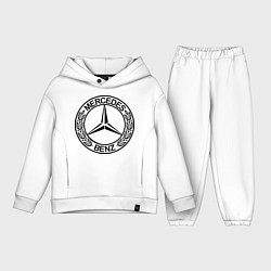 Детский костюм оверсайз Mercedes-Benz, цвет: белый