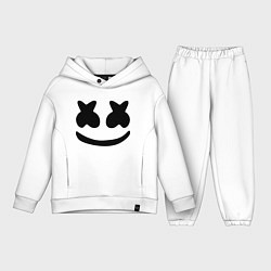 Детский костюм оверсайз Marshmello, цвет: белый