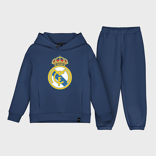 Детский костюм оверсайз Real Madrid FC / Тёмно-синий – фото 1