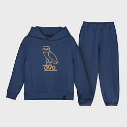 Детский костюм оверсайз OVO Owl, цвет: тёмно-синий
