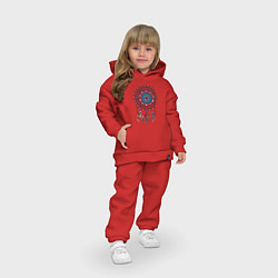 Детский костюм оверсайз Ловец снов, цвет: красный — фото 2