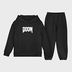 Детский костюм оверсайз DOOM, цвет: черный