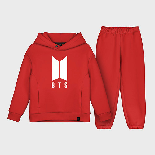 Детский костюм оверсайз BTS J-HOPE / Красный – фото 1