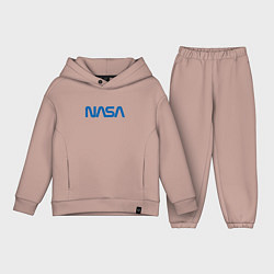 Детский костюм оверсайз NASA, цвет: пыльно-розовый