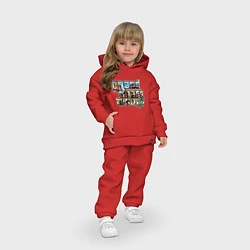 Детский костюм оверсайз GTA V Stories, цвет: красный — фото 2