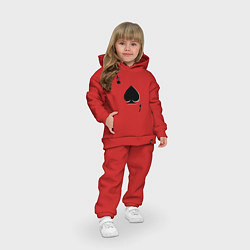 Детский костюм оверсайз Пиковый туз, цвет: красный — фото 2