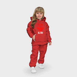 Детский костюм оверсайз PLUS ULTRA красный, цвет: красный — фото 2