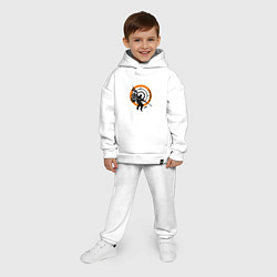Детский костюм оверсайз CS GO - ESL One, цвет: белый — фото 2