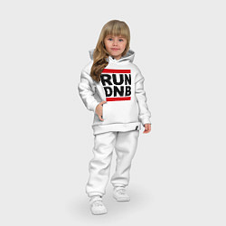 Детский костюм оверсайз RUN DNB, цвет: белый — фото 2