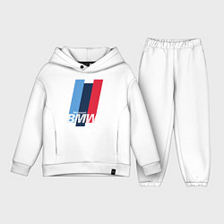 Детский костюм оверсайз BMW motosport, цвет: белый