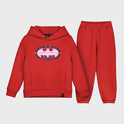 Детский костюм оверсайз Batgirl, цвет: красный