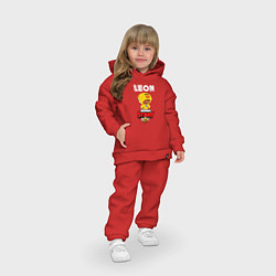 Детский костюм оверсайз BRAWL STARS SALLY LEON, цвет: красный — фото 2