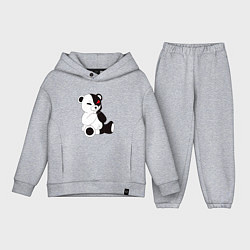 Детский костюм оверсайз Monokuma, цвет: меланж