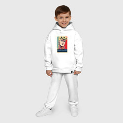 Детский костюм оверсайз Джорно Джованна, цвет: белый — фото 2