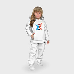 Детский костюм оверсайз Милый во Франксе, цвет: белый — фото 2