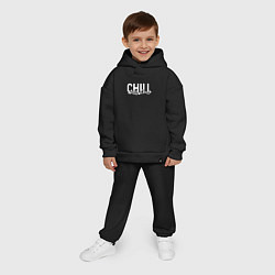 Детский костюм оверсайз Chill, цвет: черный — фото 2