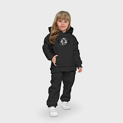 Детский костюм оверсайз Hockey, цвет: черный — фото 2